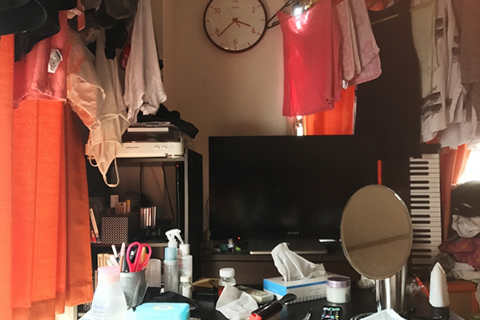 一人暮らしの女性が多い